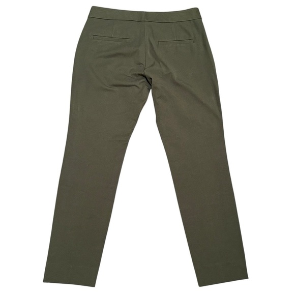 Banana Republic Sloan Side Stripe Skinny Fit Ankle Pants Olive Green Size 0 - Picture 6 of 8